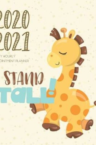 Cover of Daily Planner 2020-2021 Giraffe 15 Months Gratitude Hourly Appointment Calendar