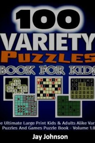 Cover of 100 Variety Puzzles Book for kids