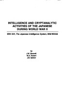 Book cover for Intelligence and Cryptanalytic Activities of the Japanese During World War II