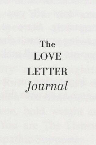 Cover of The Love Letter Journal