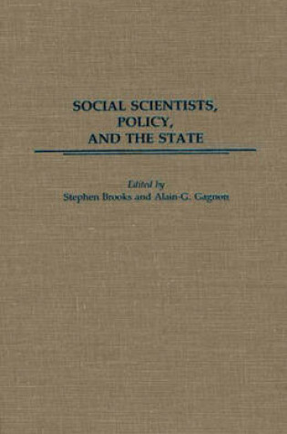 Cover of Social Scientists, Policy, and the State