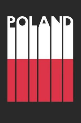 Cover of Vintage Poland Notebook - Retro Poland Planner - Polish Flag Diary - Poland Travel Journal