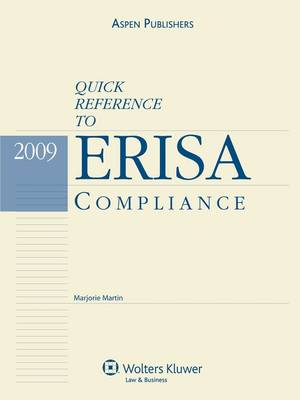 Book cover for Quick Reference to ERISA Compliance