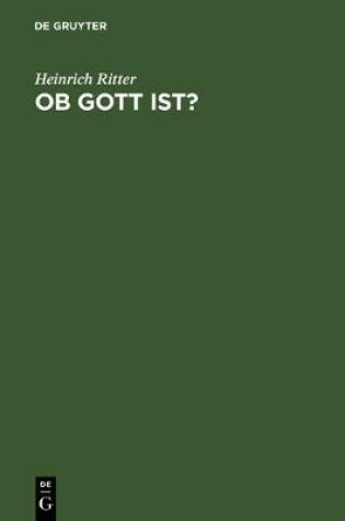 Cover of OB Gott Ist?