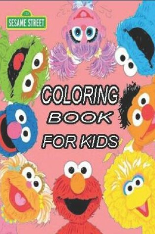 Cover of Sesame Street coloring book for kids