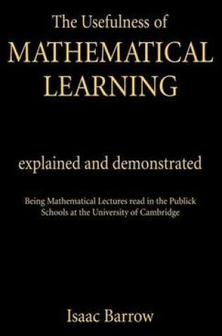 Cover of Usefullness of Mathematical CB: Usefulness Me Learning#