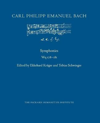 Book cover for Symphonies, Wq 178-181