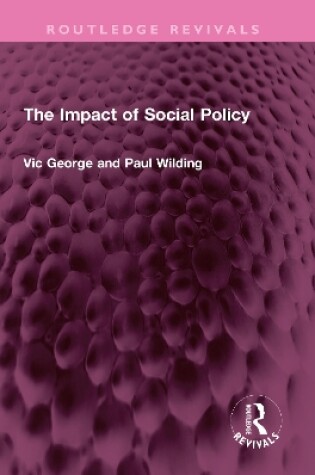 Cover of The Impact of Social Policy