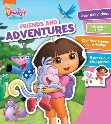Book cover for Dora the Explorer Friends and Adventures Activity Center