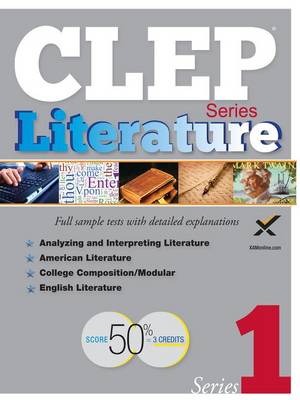 Book cover for CLEP Literature Series 2017