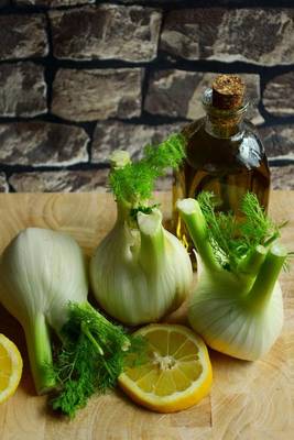 Book cover for Fresh Fennel and Olive Oil, for the Love of Food