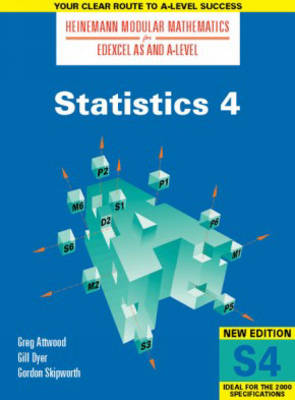 Cover of Heinemann Modular Maths For Edexcel AS/A Level Statistics 4 (S4)