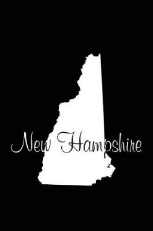 Cover of New Hampshire - Black Lined Notebook with Margins