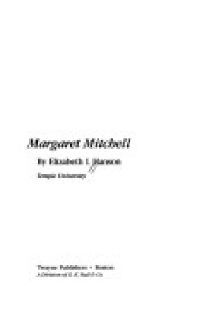 Cover of Margaret Mitchell