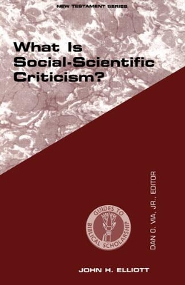 Book cover for What Is Social-Scientific Criticism?