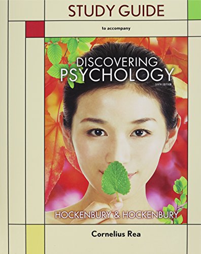 Book cover for Study Guide for Discovering Psychology