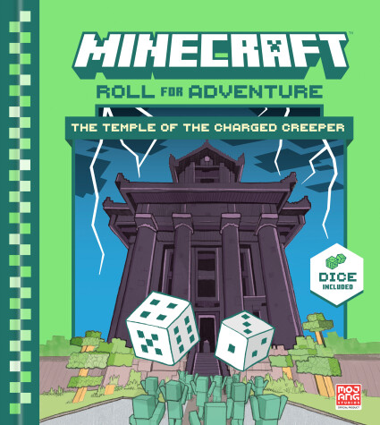 Book cover for Minecraft: Roll for Adventure: The Temple of the Charged Creeper