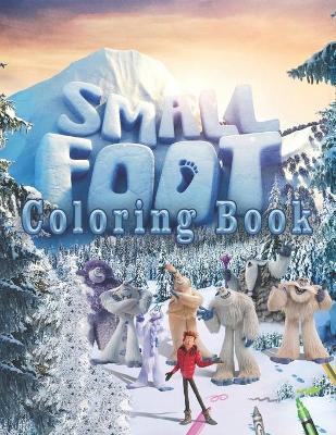 Book cover for Small Foot Coloring Book