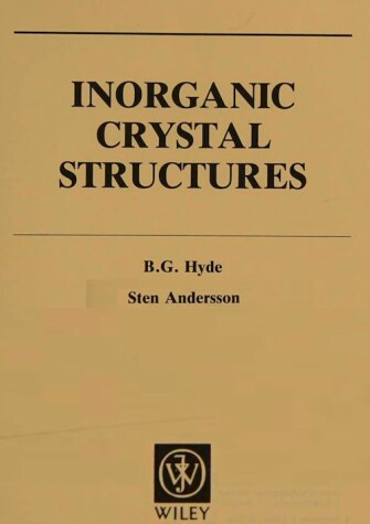Book cover for Inorganic Crystal Structure