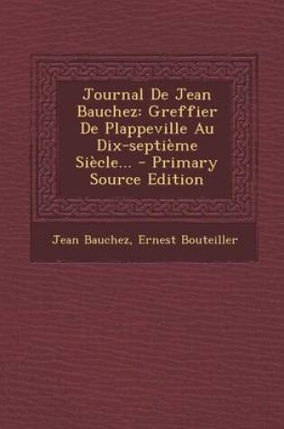 Cover of Journal de Jean Bauchez