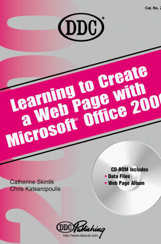 Cover of Learning to Create a Web Page with Microsoft Office 2000