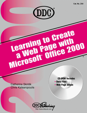 Book cover for Learning to Create a Web Page with Microsoft Office 2000