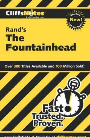 Cover of Cliffsnotes on Rand's the Fountainhead