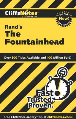 Book cover for Cliffsnotes on Rand's the Fountainhead