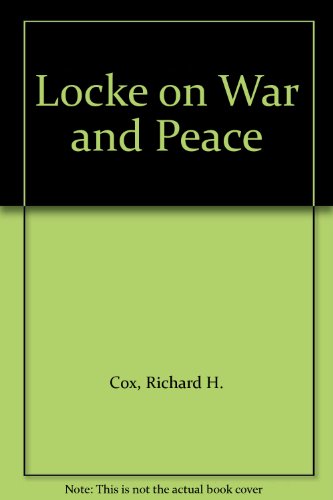 Book cover for Locke on War and Peace