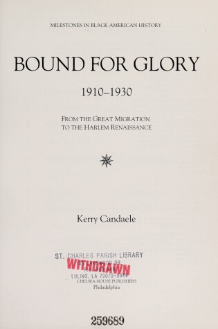 Cover of Bound for Glory(oop)