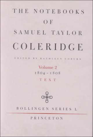 Book cover for The Notebooks of Samuel Taylor Coleridge, Volume 2