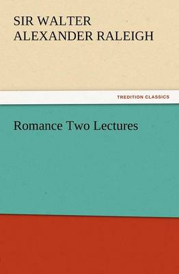 Book cover for Romance Two Lectures