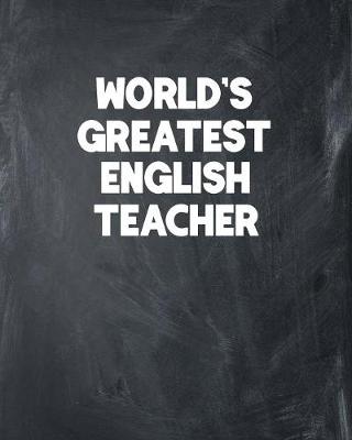 Book cover for World's Greatest English Teacher