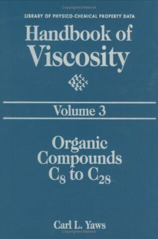 Cover of Handbook of Viscosity: Volume 3: