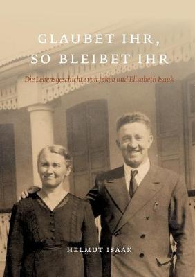 Book cover for Glaubet Ihr, so bleibet Ihr