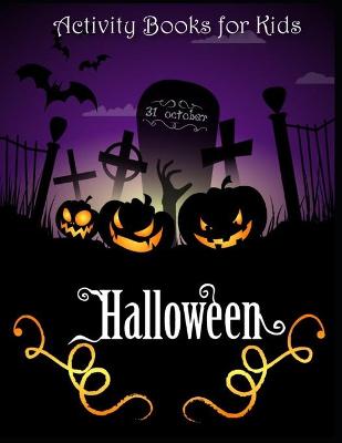 Book cover for Halloween Activity Books for Kids