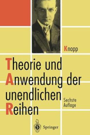 Cover of Theorie Und Anwendung Der Unendlichen Reihen