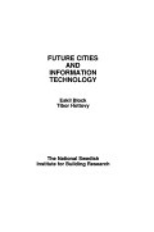 Cover of Future Cities and Information Technology