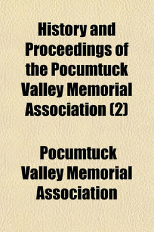 Cover of History and Proceedings of the Pocumtuck Valley Memorial Association (2)