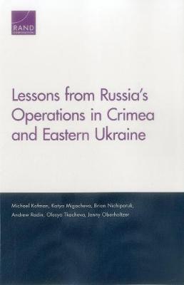 Book cover for Lessons from Russia's Operations in Crimea and Eastern Ukraine