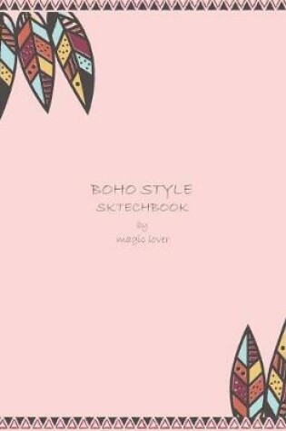Cover of Boho style shetchbook