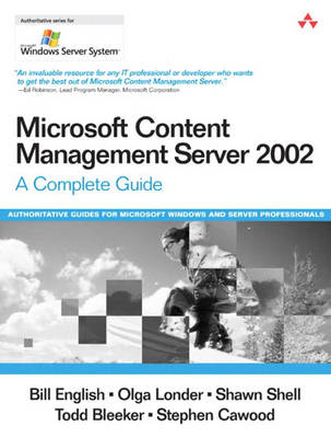 Book cover for Microsoft Content Management Server 2002