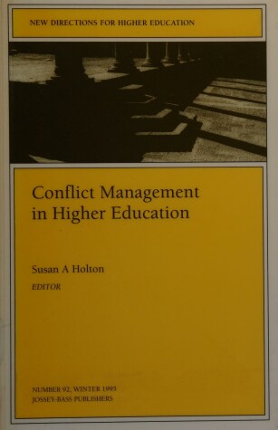 Book cover for Conflict Mngmnt Higher Education 92