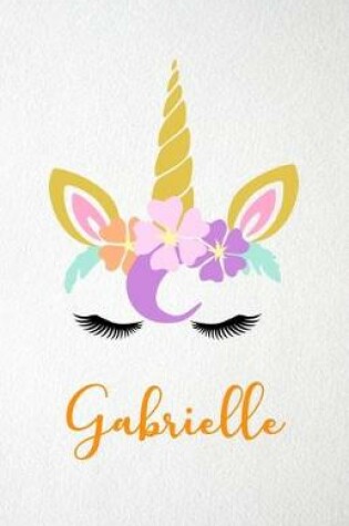 Cover of Gabrielle A5 Lined Notebook 110 Pages