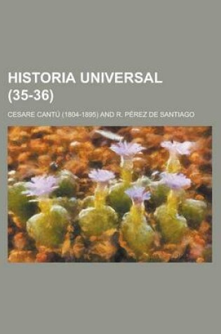 Cover of Historia Universal (35-36 )