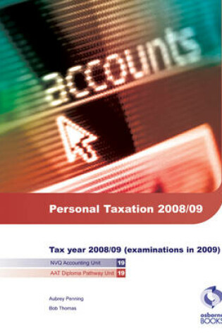 Cover of Personal Taxation, 2008/09