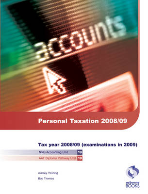 Book cover for Personal Taxation, 2008/09