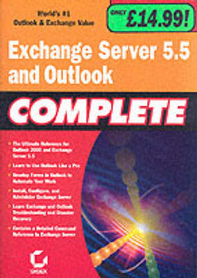 Book cover for Exchange Server 5.5 and Outlook Complete