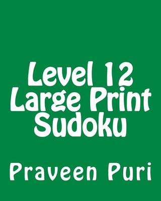 Book cover for Level 12 Large Print Sudoku