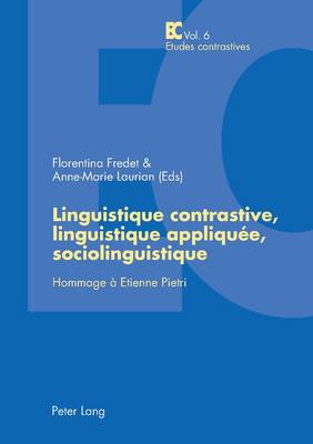 Cover of Linguistique Contrastive, Linguistique Appliquee, Sociolinguistique